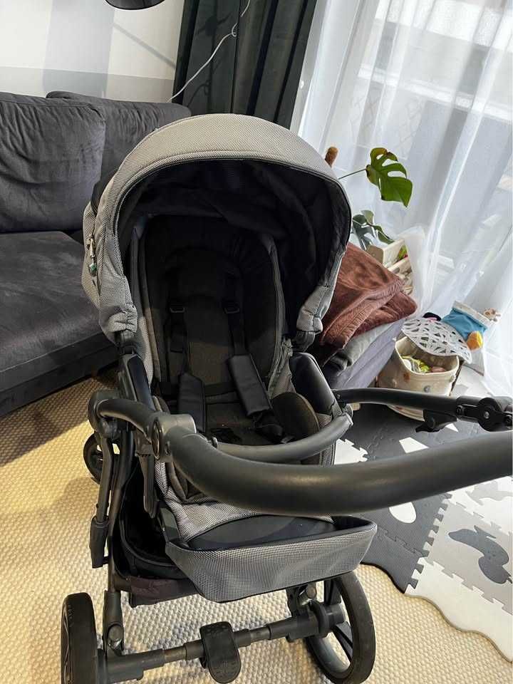 Wózek Bebetto Bresso Premium Class 2020 – gondola + spacerówka+dodatki
