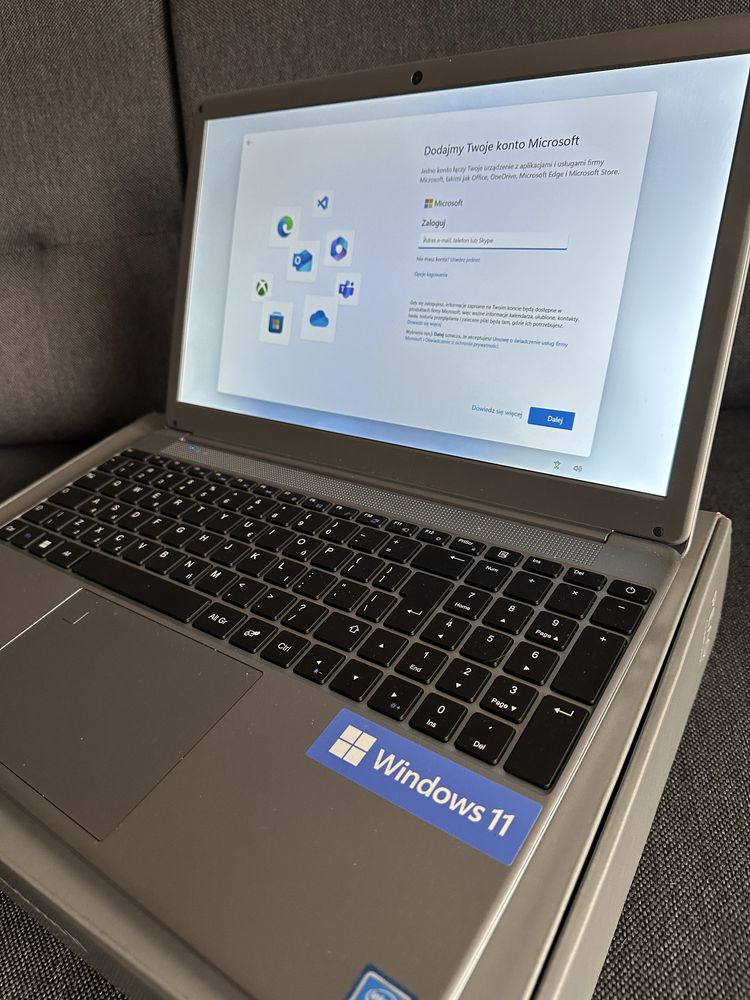 Laptop peaq 15 cali mało używany