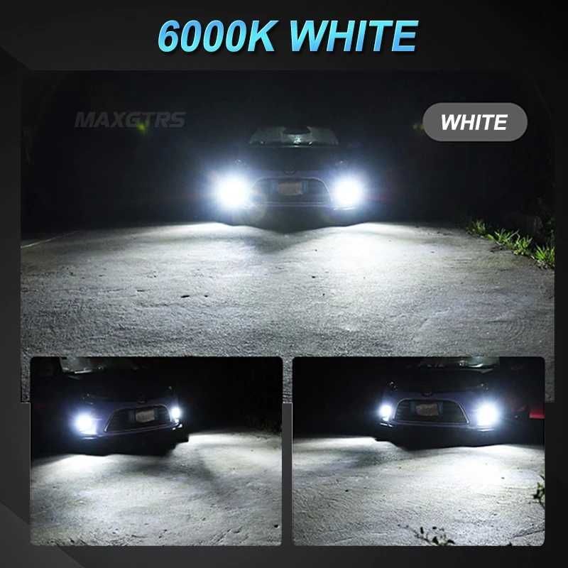 Светодиодные лампы LED автомобильные H11 н9 н8 лед мини линзы лед 6000