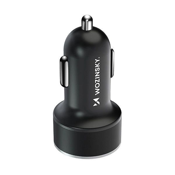 Ładowarka samochodowa Wozinsky Wdccac Usb-c Usb-a 36w - czarna
