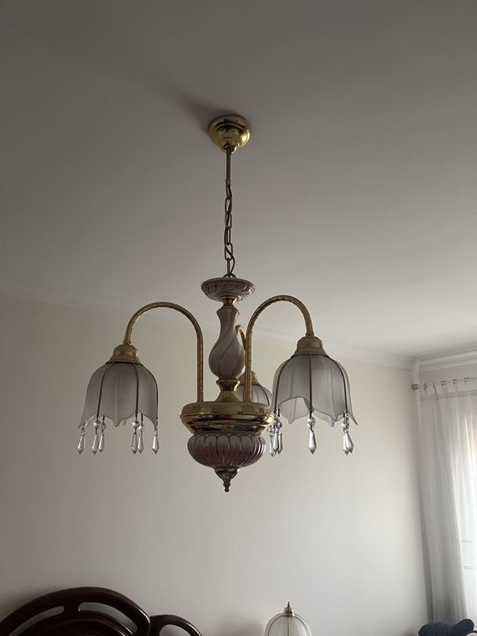 Candeeiro de tecto anos 70