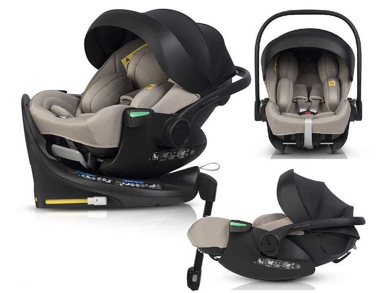 Fotelik Nosidełko EasyGo BUZ XTD PRO z BAZĄ ISOFIX 0-13 kg ROZKŁADANY