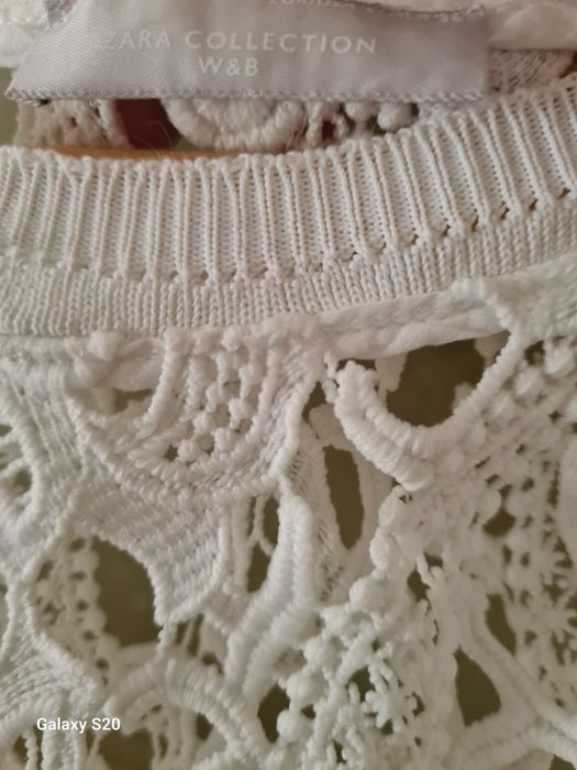 Blusa branca marca Zara pouco uso