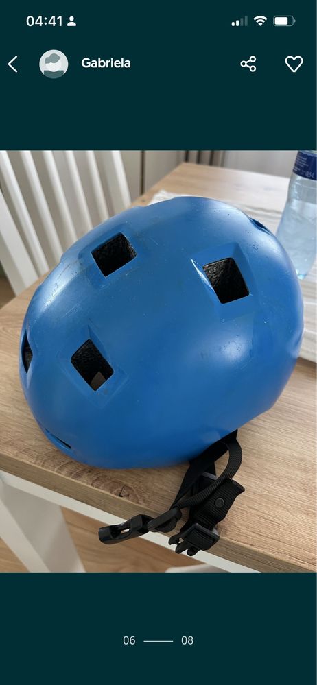 Kask decathlon rozmiar xs niebieski