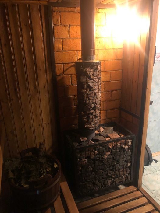 Баня на дровах в Крыжановке Дом с Цепями с бассейном