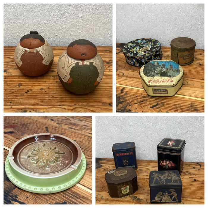 Variadas peças de decoração