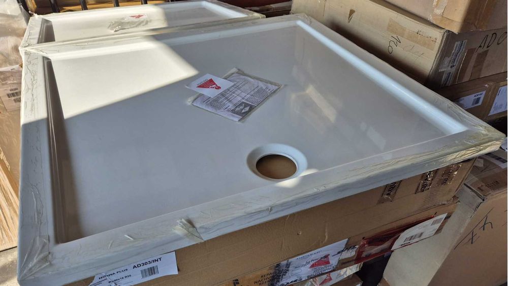 Brodzik prostokątny 80x90x kwadratowy wysyłka 120  NOWE wysokie niskie