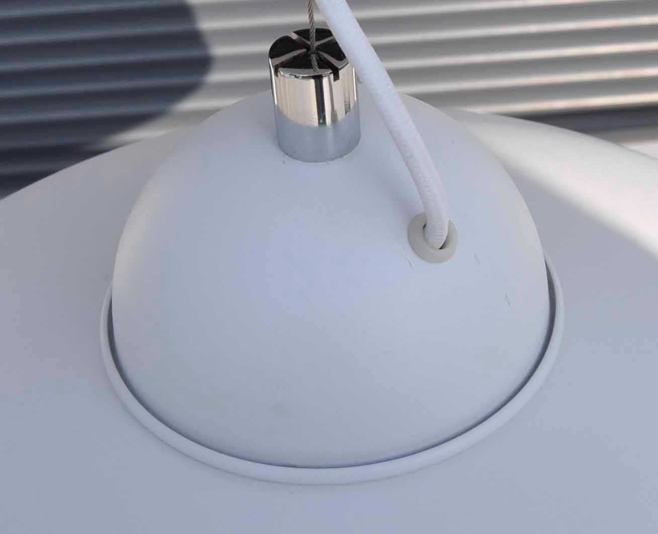 Lampa sufitowa biała fi 54