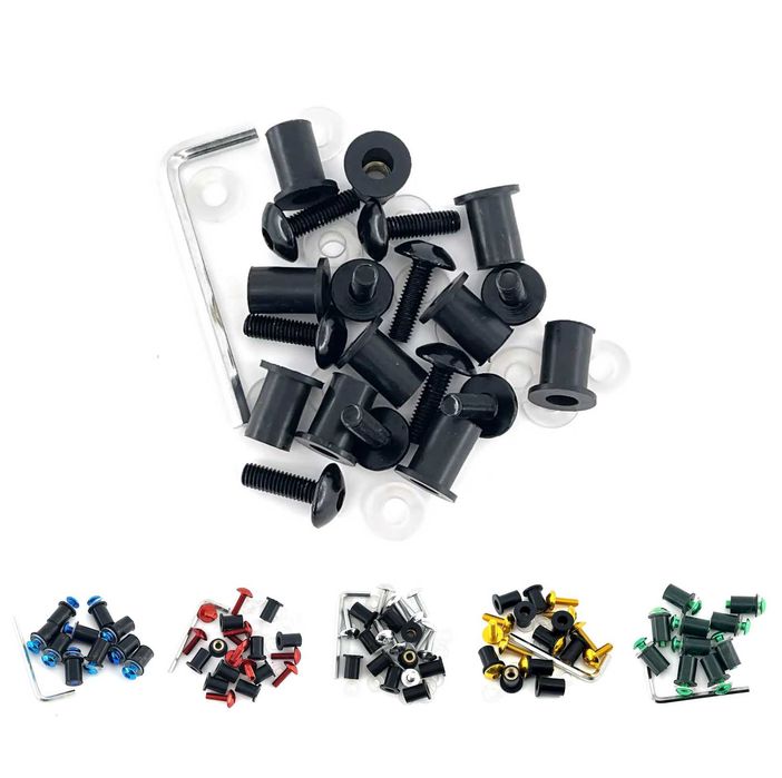 Buchas de fixação em borracha parafuso viseira rosca M5