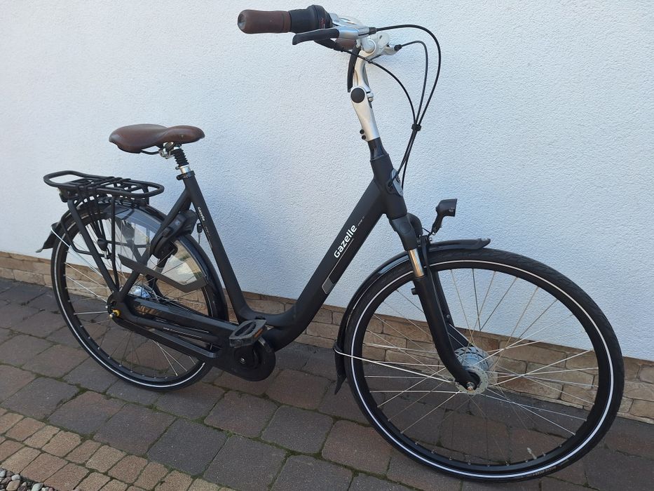 ** GAZELLE ORANGE C7 plus * BARDZO ładny*** czarny ^ koła28* holenders