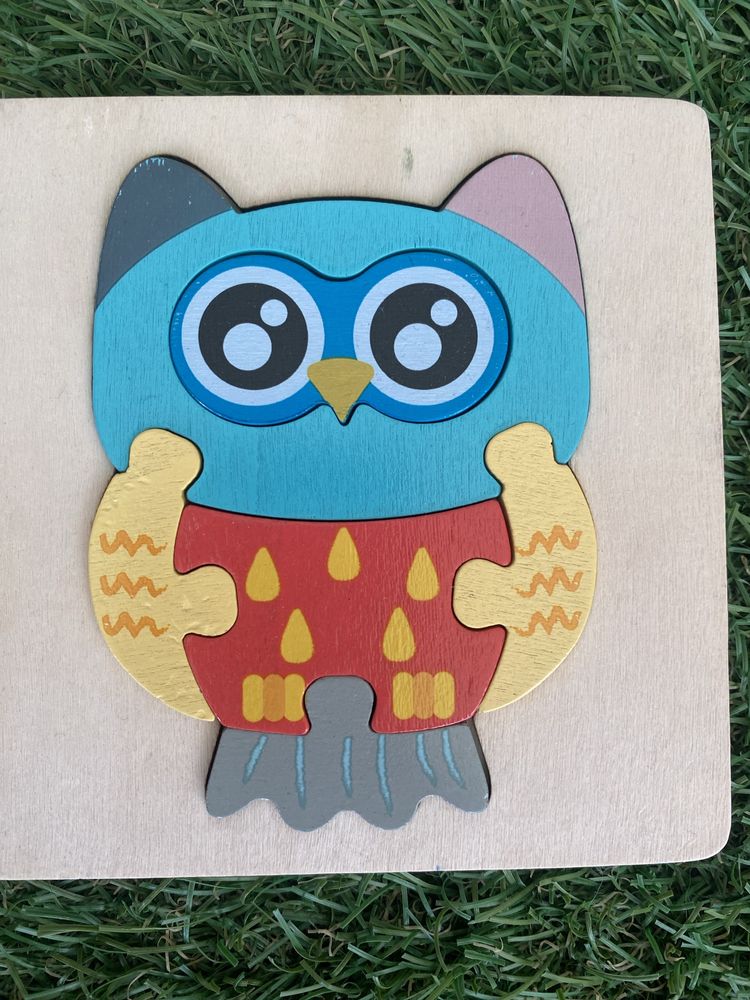 Puzzles de madeira para bebes e criancas
