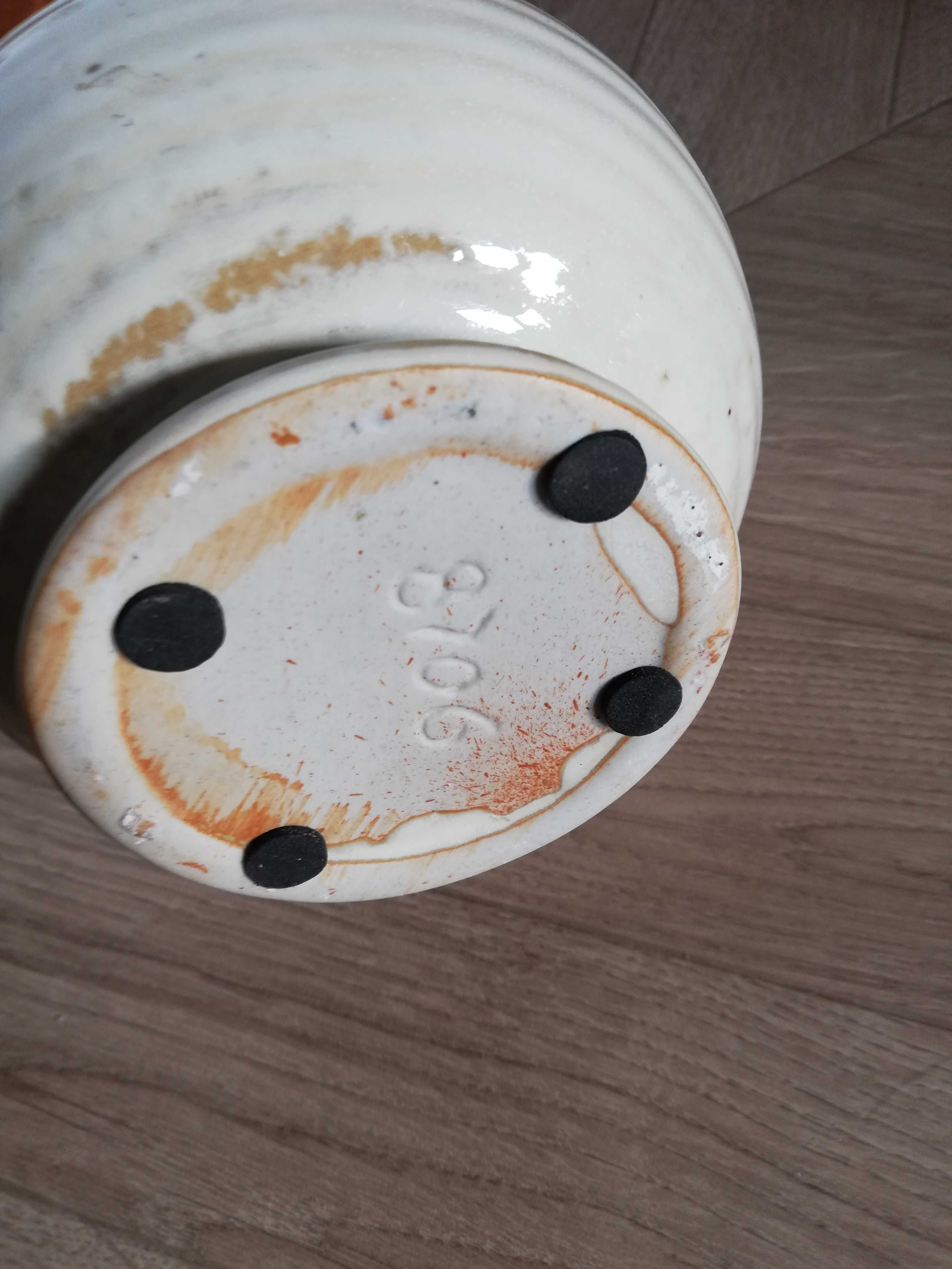 Wazon ceramiczny amfora z 3 uchwytami