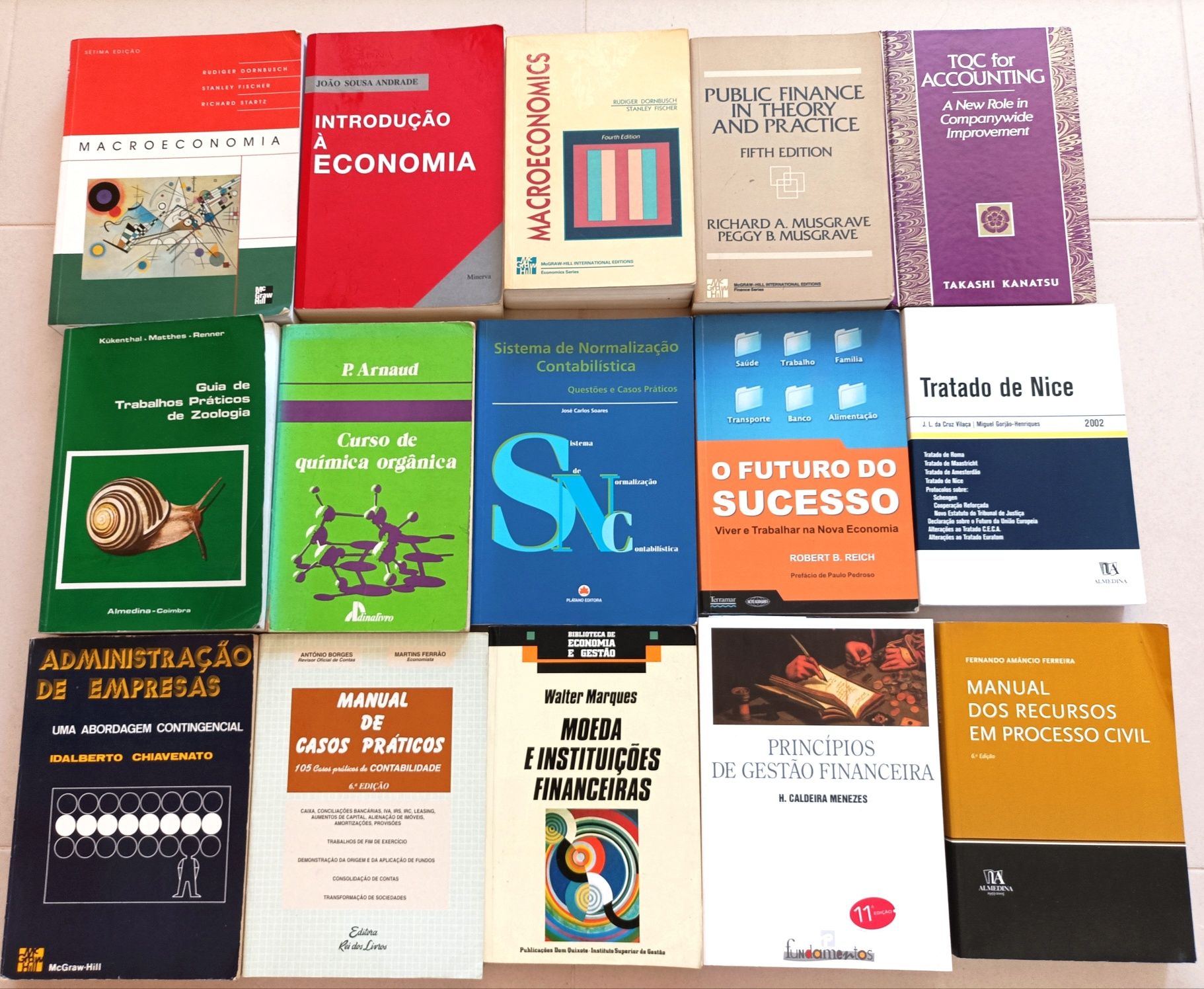 Manuais Universitários - Economia / Gestão/ Contabilidade / Direito