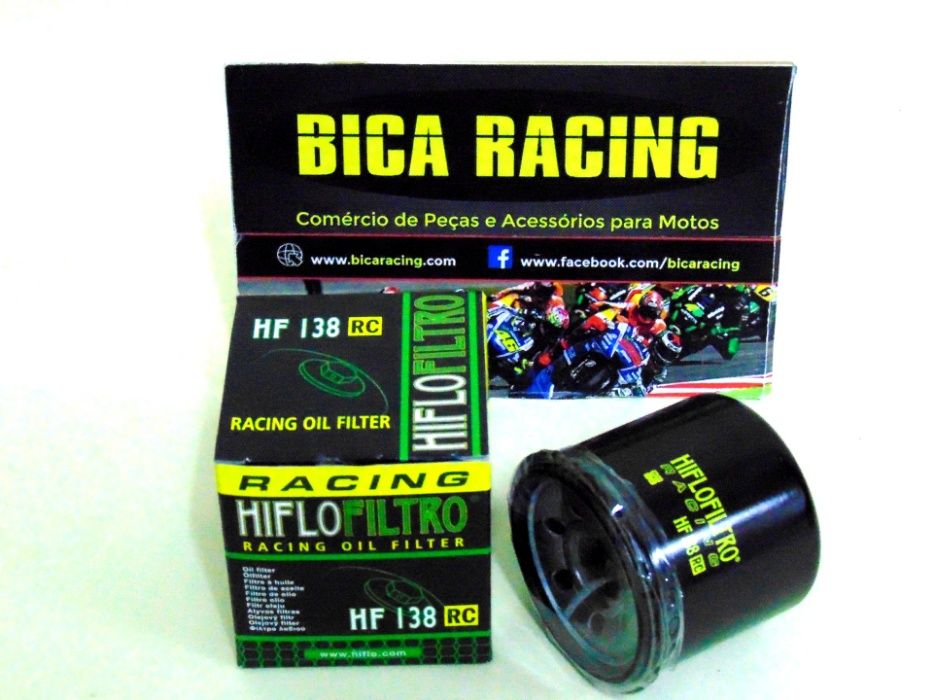 Filtro de oleo Hiflofiltro HF138RC Gsxr Hayabusa e outros modelos