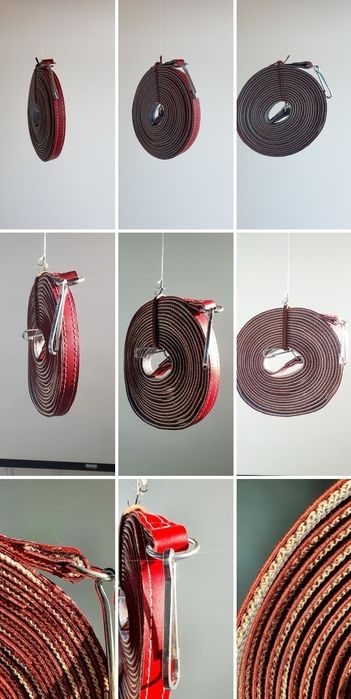 Віжки обшиті шкірою