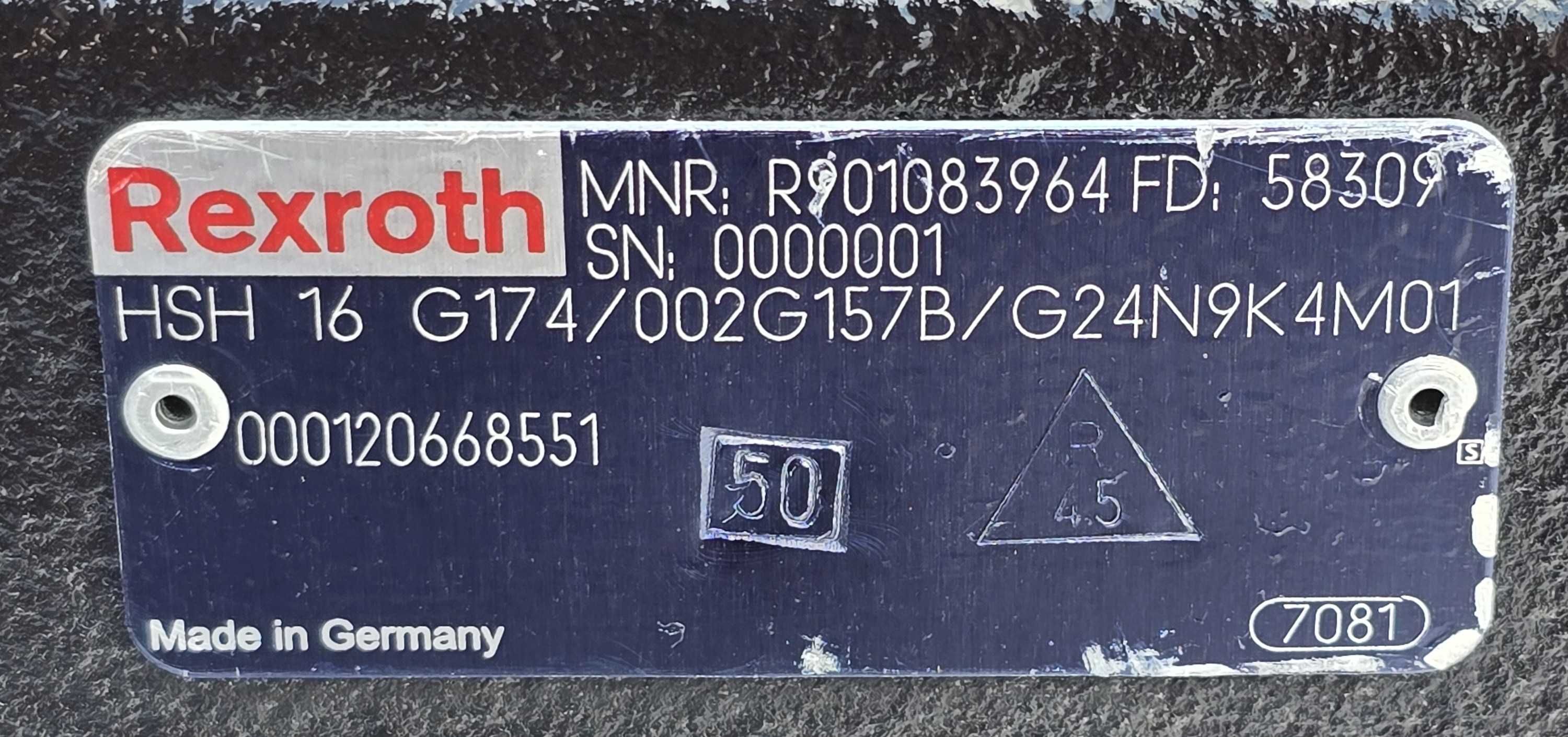 Elektrozawór Hydrauliczny Zawór Kierunkowy 24V Rexroth Rozdzielacz