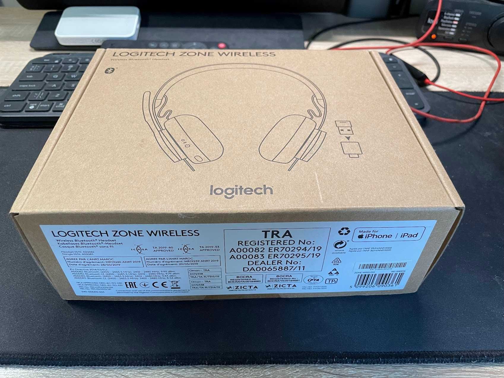 Słuchawki Logitech Zone Wireless BEZPRZEWODOWE bluetooth