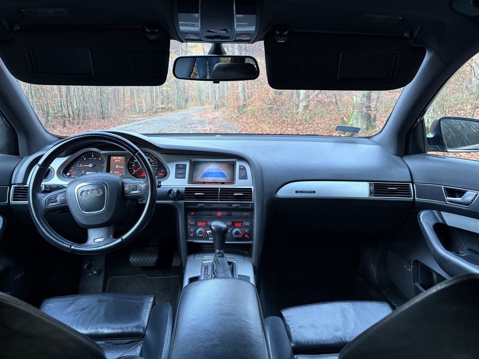 Audi a6 3xsline 240km quattro 2008 kamera el fotele