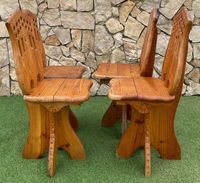 Cadeiras antigas, rusticas tradicionais, 4 cadeiras