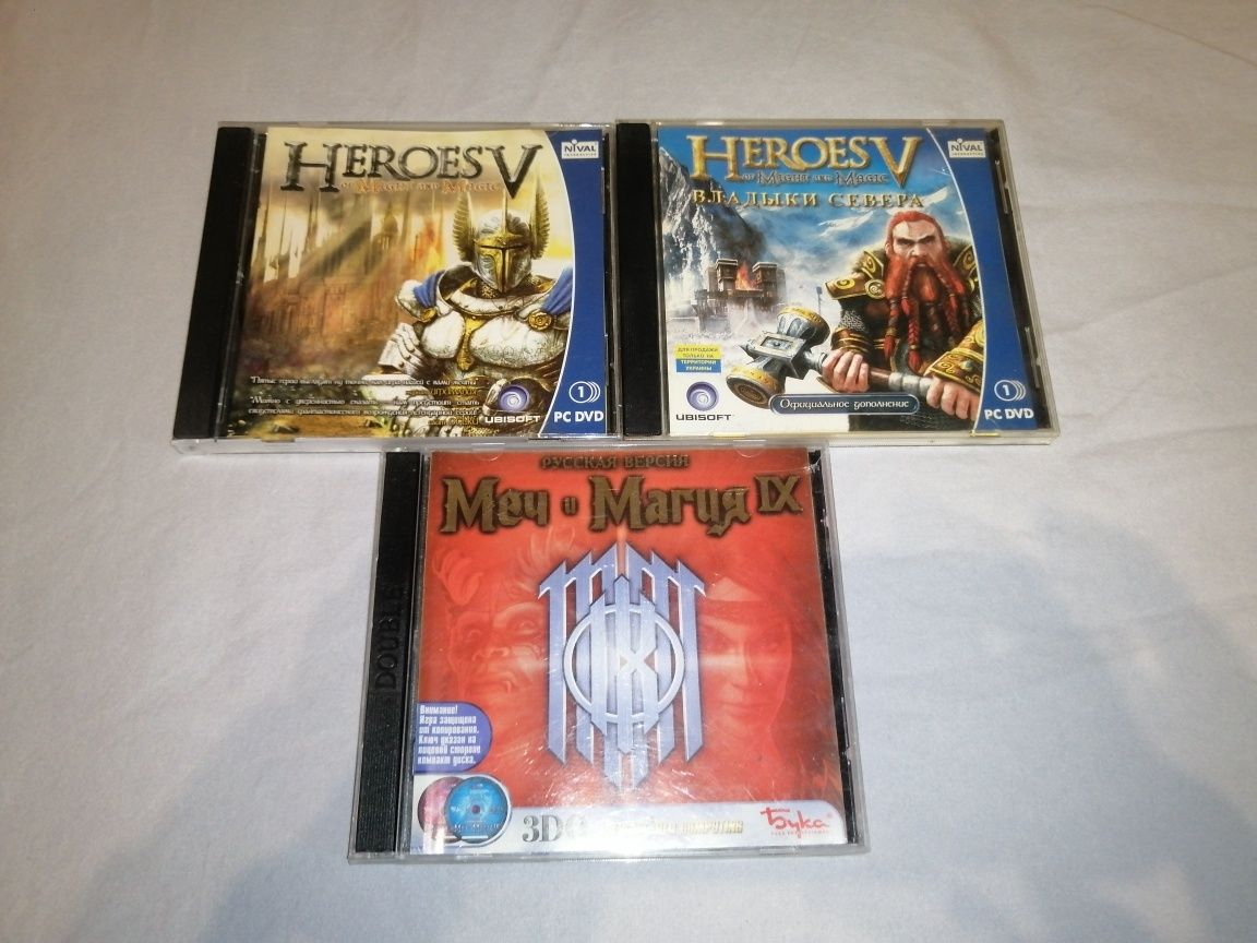 Игра Герои Меча и Магии CD DVD диски для компьютера лицензия оригинал