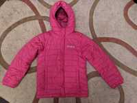 Теплая стеганая куртка Columbia на девочку 8-9 лет