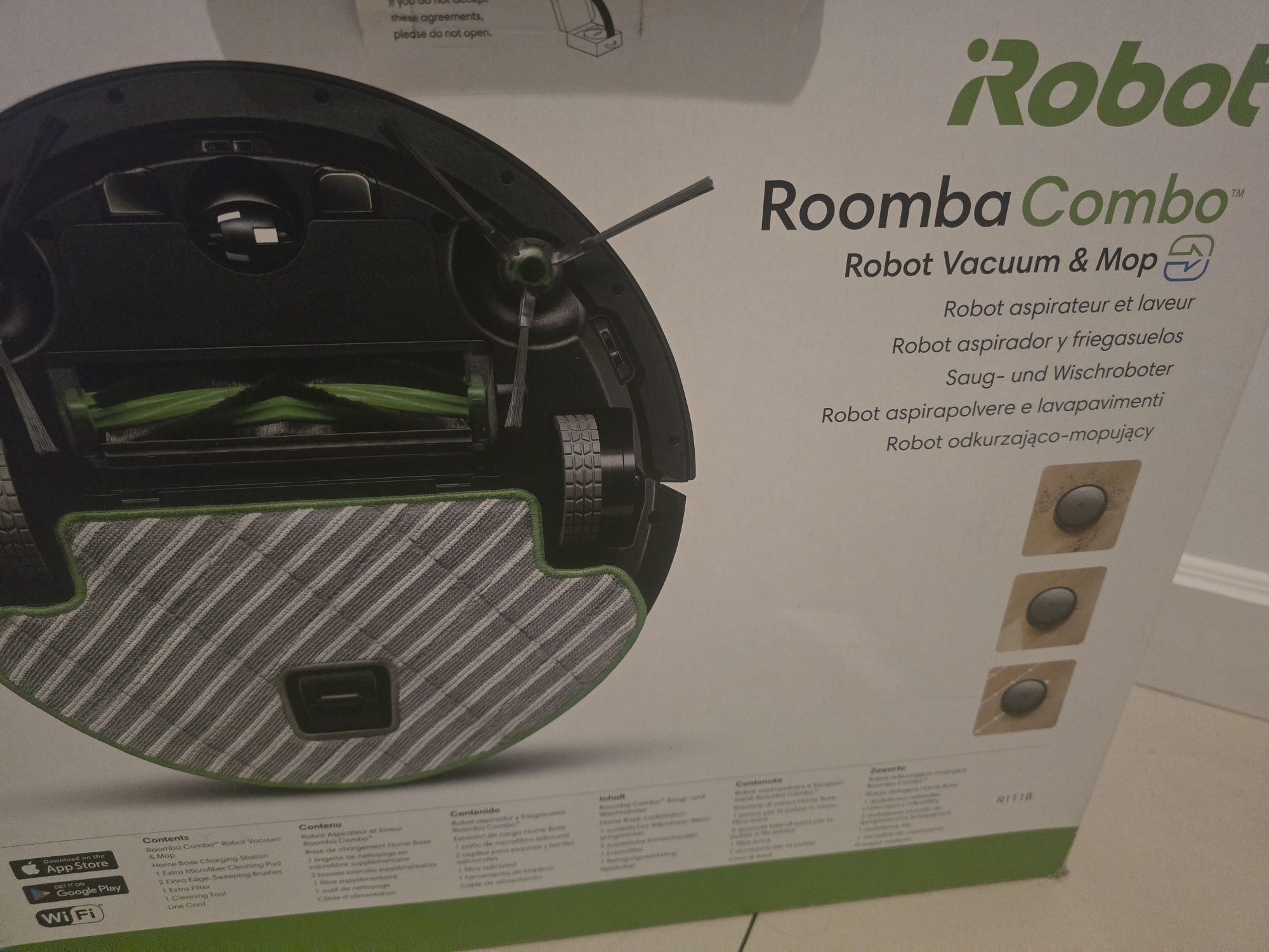 iRobot Roomba Combo – Inteligentny robot odkurzająco-mopujący
