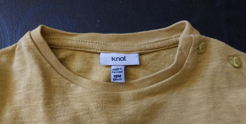 Camisola bebe Knot 100% algodão, 18M, 86cm