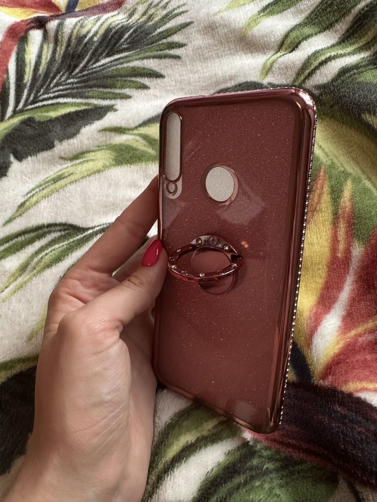 NOWA Etui Huawei P40 Lite E - ERBORD Bling Rose Gold
