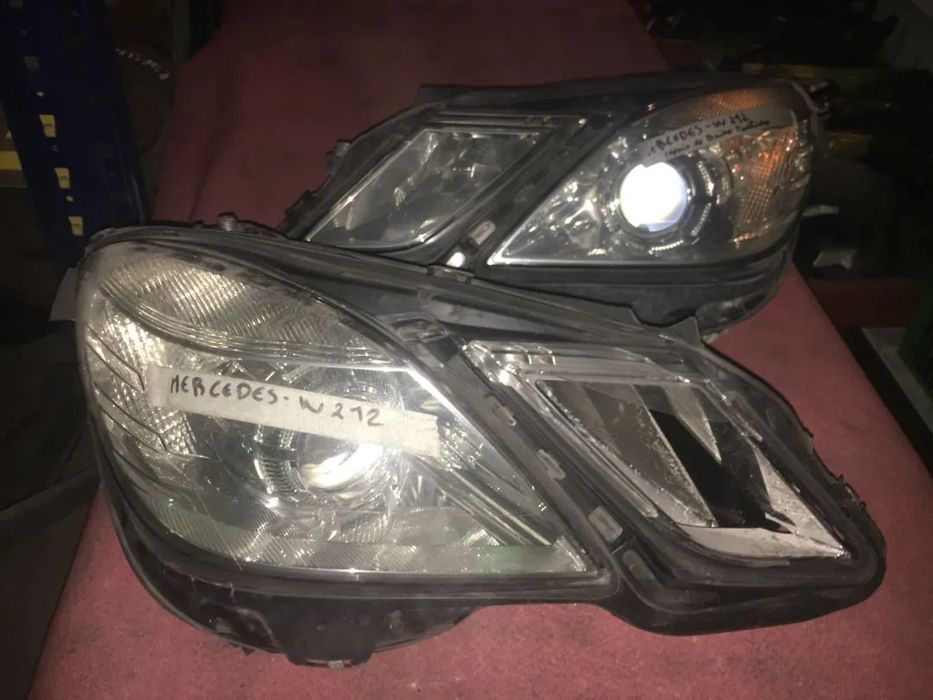 Óticas / faróis da frente mercedes-benz e w212 sem xenon