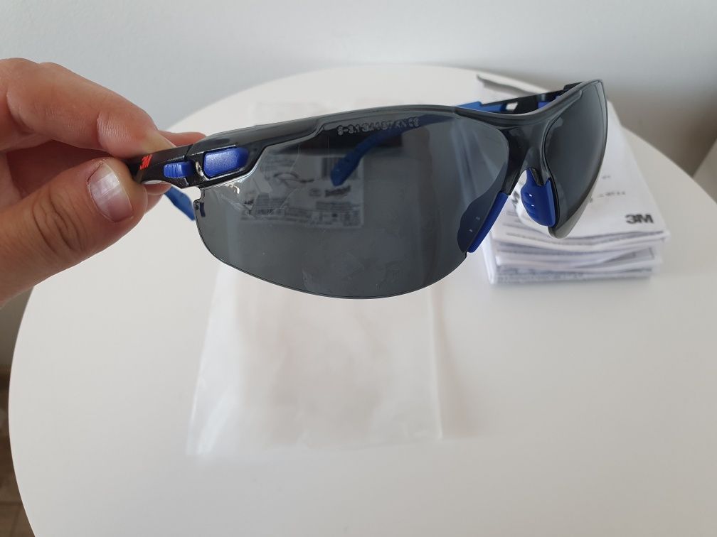 Okulary Ochronne Przyciemniane 3M Solus1000 Okulary Robocze!