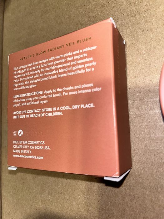 EM Cosmetics blush