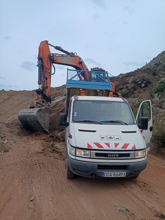 Ziemia humus suchy beton piasek żwir kruszywa