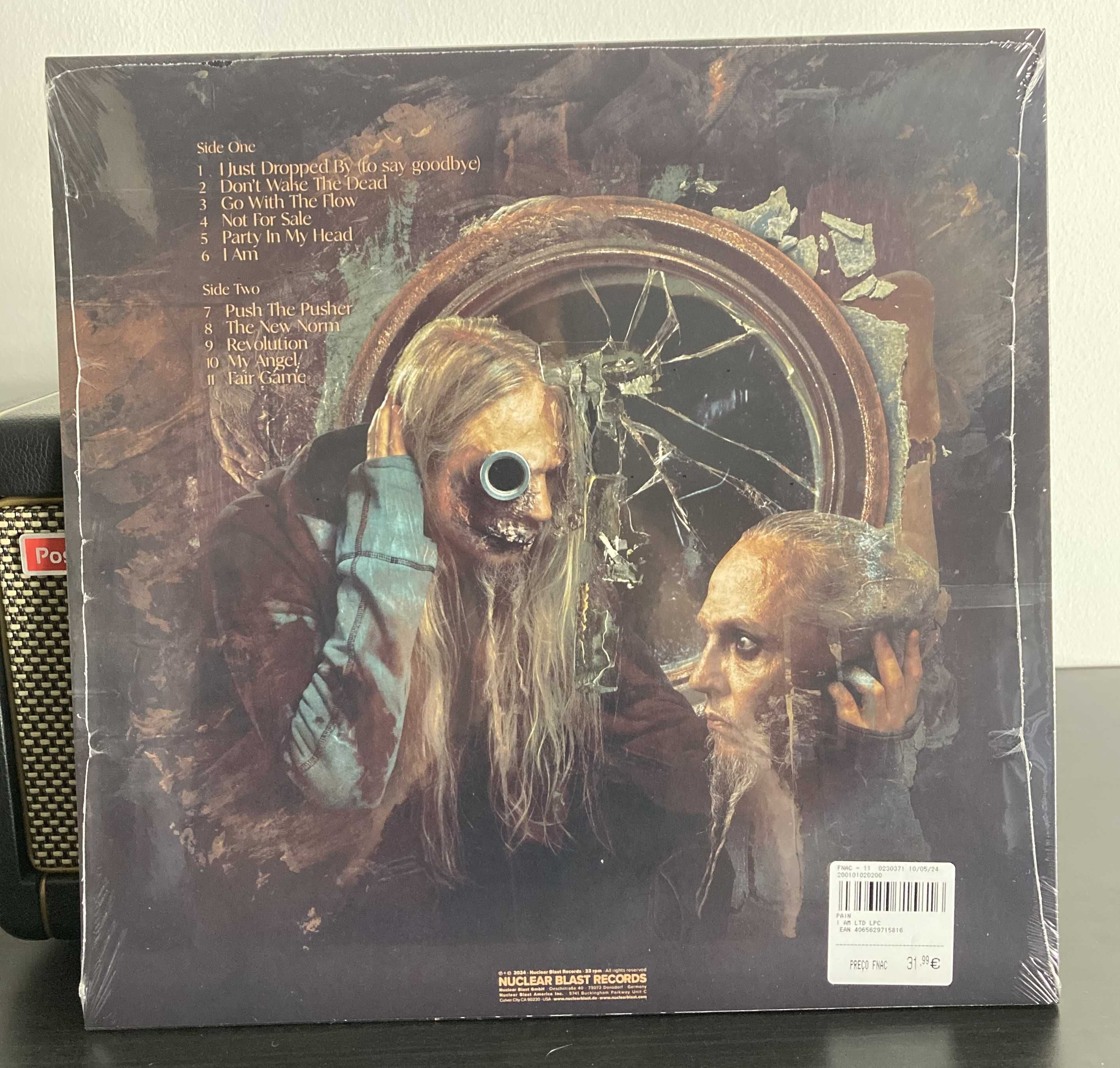 Pain - I Am LP (Yellow Green Transparent Black)