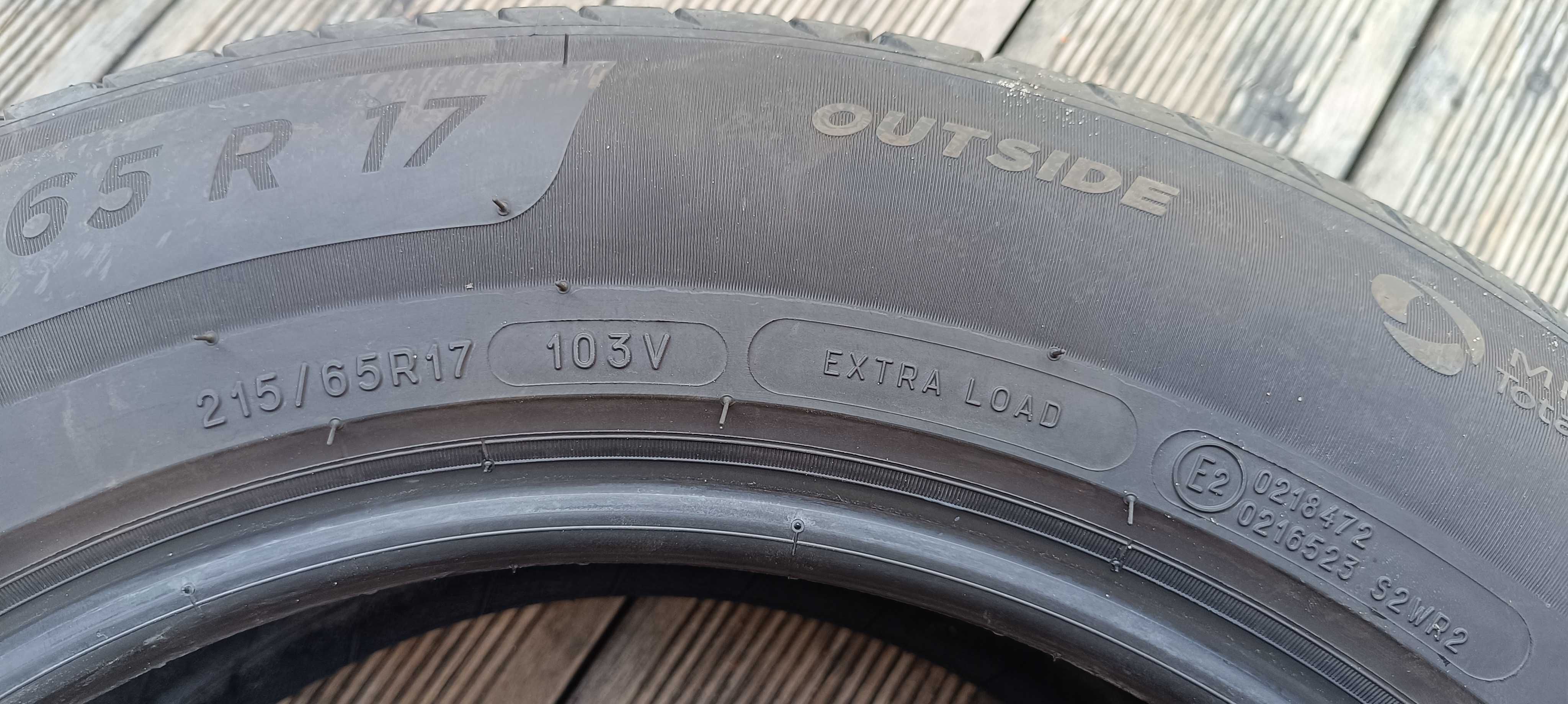 4xOpony Letnie MICHELIN PRIMACY 4 215/65/R17 103V(demo) 2022/2023/2024