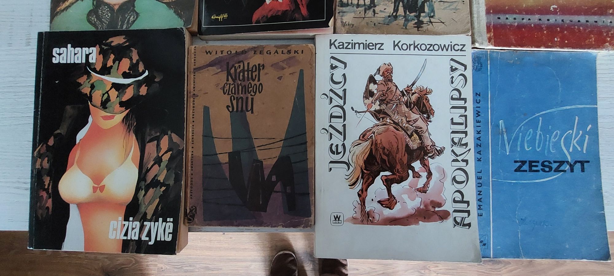 Zestaw 12 książek np jeźdźcy apokalipsy, sahara, Kramer kontra Kramer