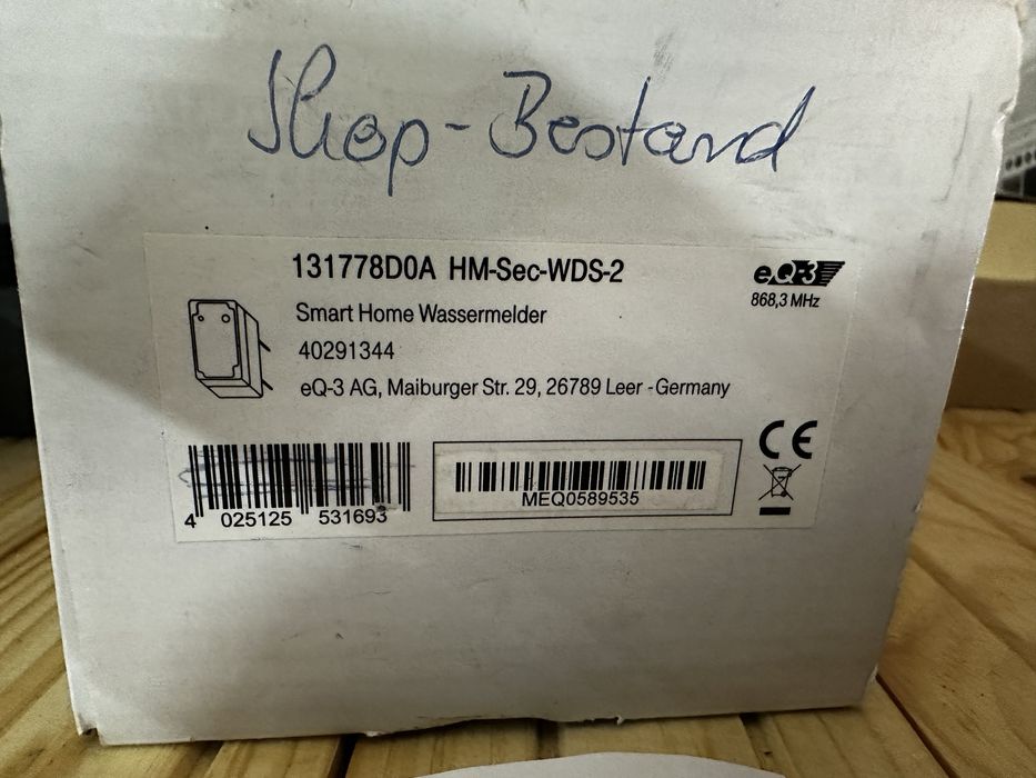 Бездротовий детектор води Homematic HM-Sec-WDS