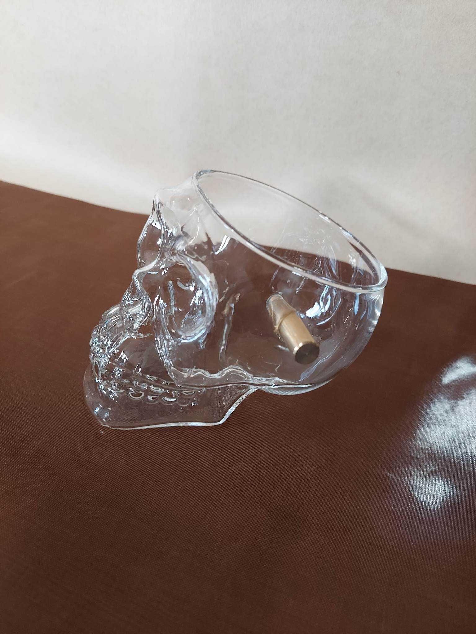 Szklanka czaszka nabój gadżet prezent whisky szkło pocisk 340ml NOWA