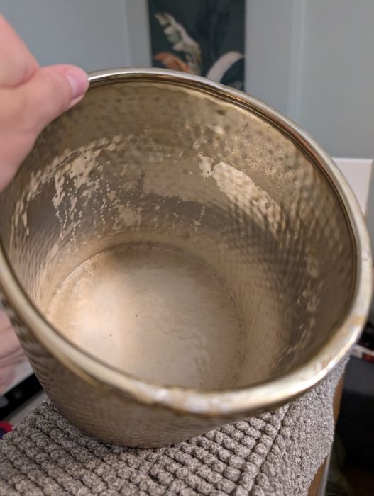 Duża, ceramiczna donica - osłonka