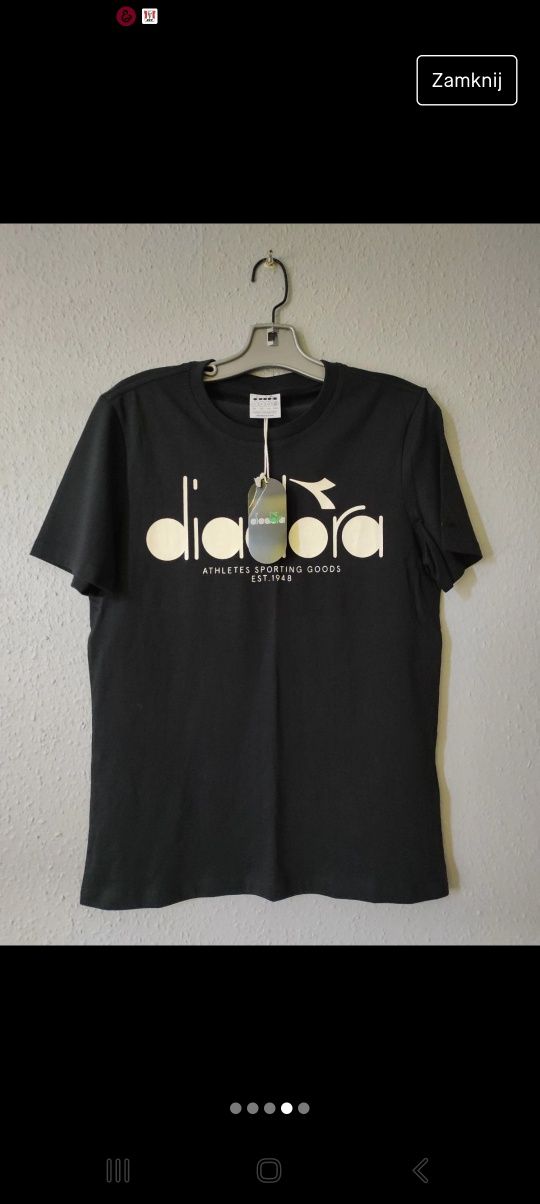 T-shirt diadora r S Wymiary
