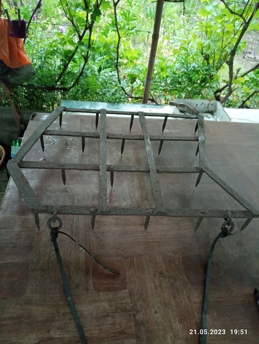 Борона металлическая