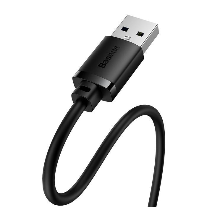 Przedłużacz kabel USB 2.0 0.5m Baseus AirJoy Series - czarny