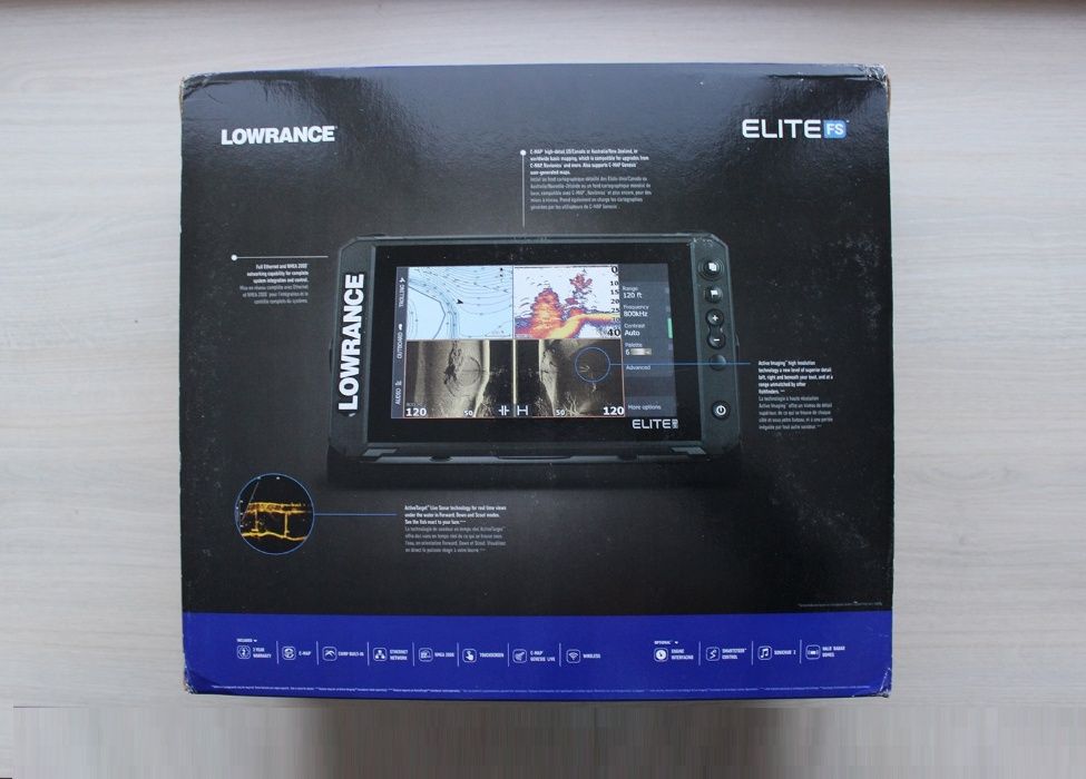 Ехолот Картплоттер Lowrance Elite FS 9 , Еліт Фс, Карти Гарантія