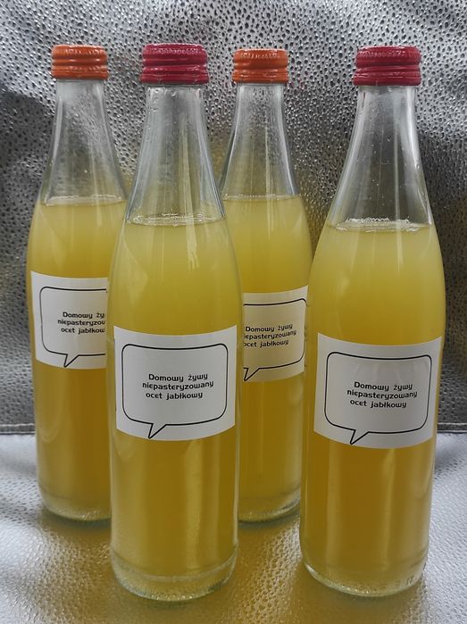 Domowy żywy ocet jabłkowy  2 l
