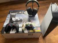 PlayStation 5 - 2 pady, ładowarka, pudełko, słuchawki Endorfy ViroPlus