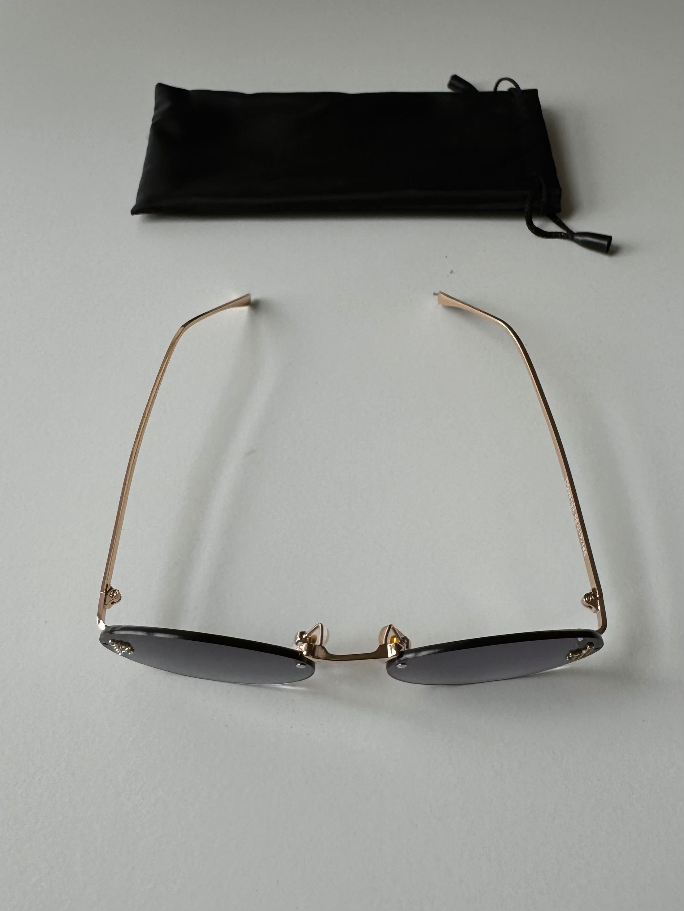 okulary Fendi kopia oval z gradientem