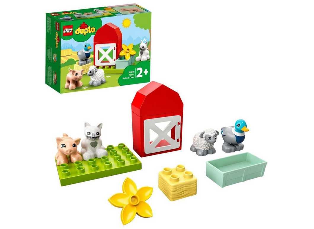 LEGO Duplo 10949 Zwierzęta Gospodarskie Klocki Prezent Zwierzątka