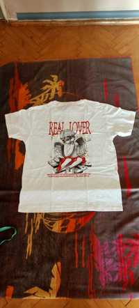 T-shirt Real Lover biały Roz. L