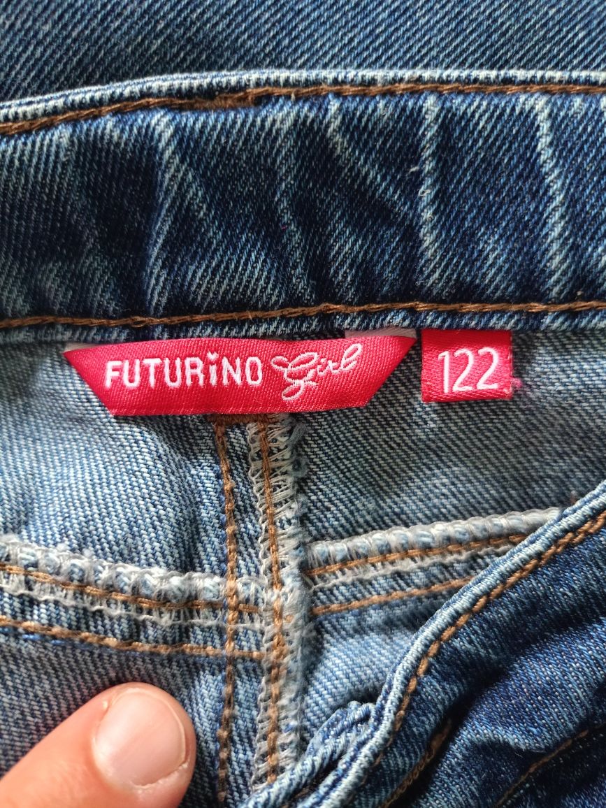 Jeansy Futurino girl 122 cm