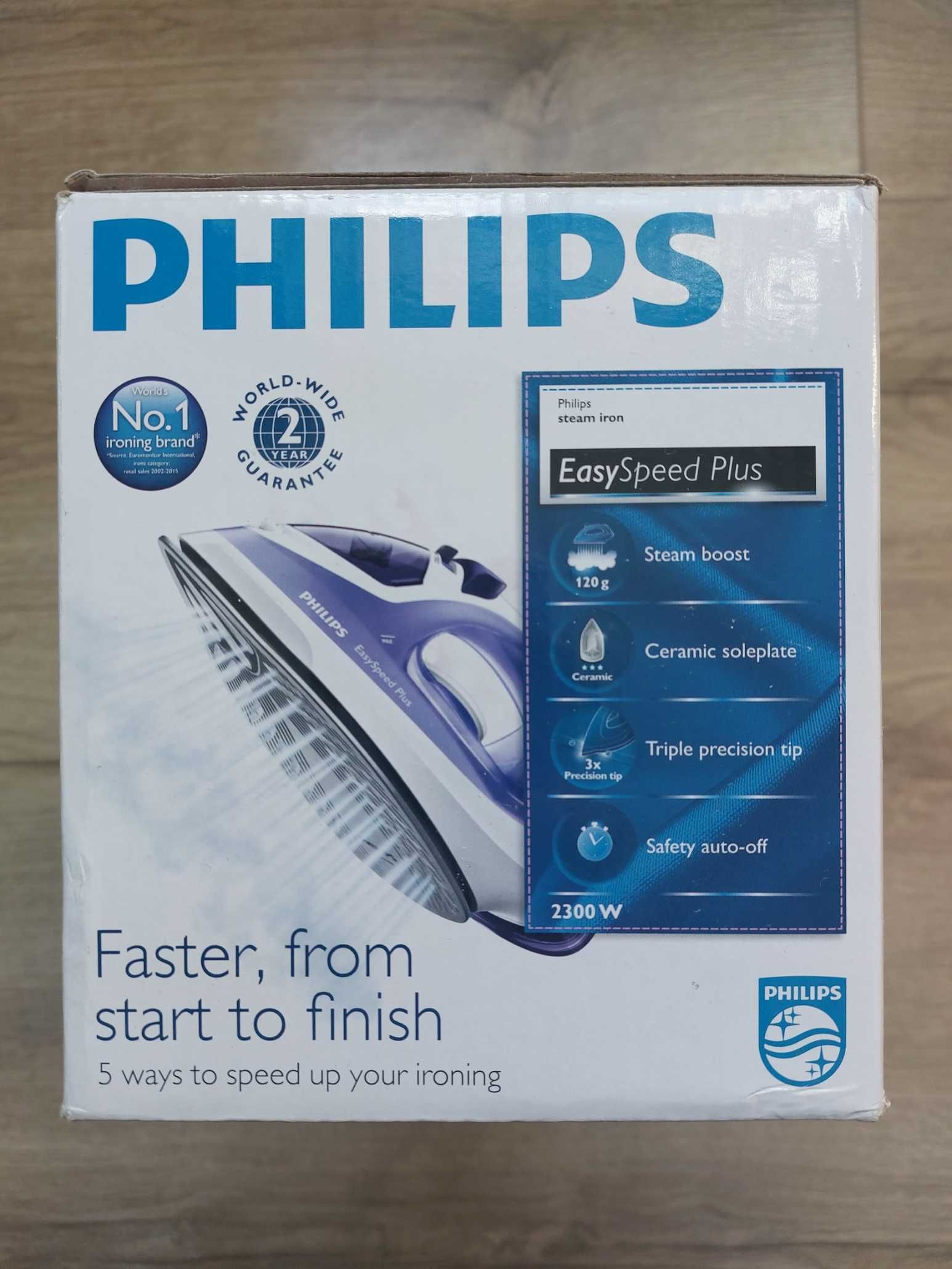 Pudełko po żelazku Philips EasySpeed Plus