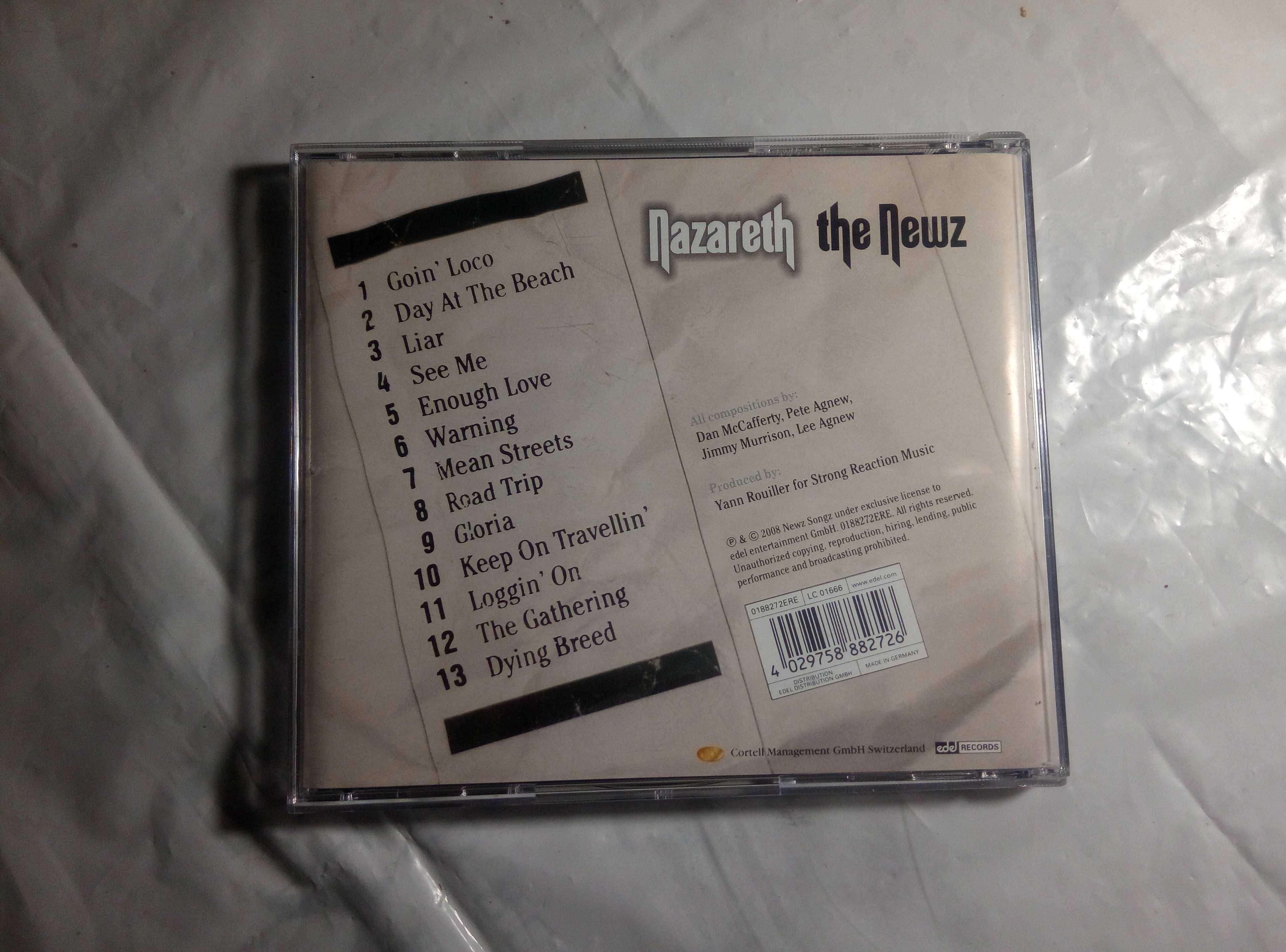 Nazareth The Newz CD-диск как новый  Германия